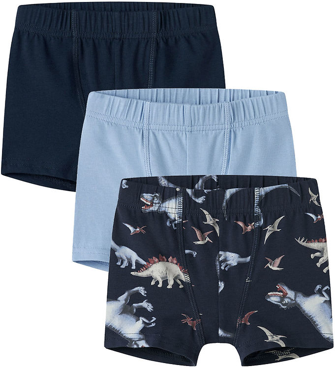 Name It Boxershorts - Børn Underbukser - 3-pak - Blå