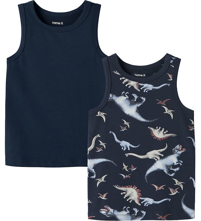 Name It NMMTANK TOP - Undertrøjer - 2-pak - blå