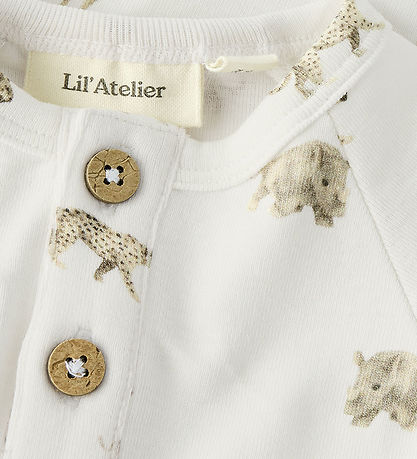 Lil Atelier Body l/æ - NbmGayo -  Coconut Milk/Animals African