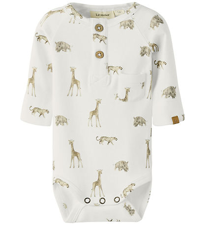 Lil Atelier Body l/æ - NbmGayo -  Coconut Milk/Animals African