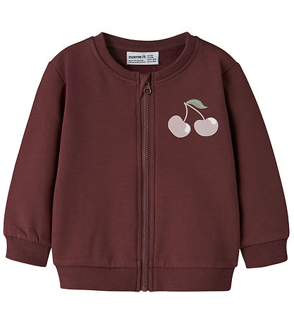 Name it Cardigan - NbfVrillie - Oxblood Red/Cherry