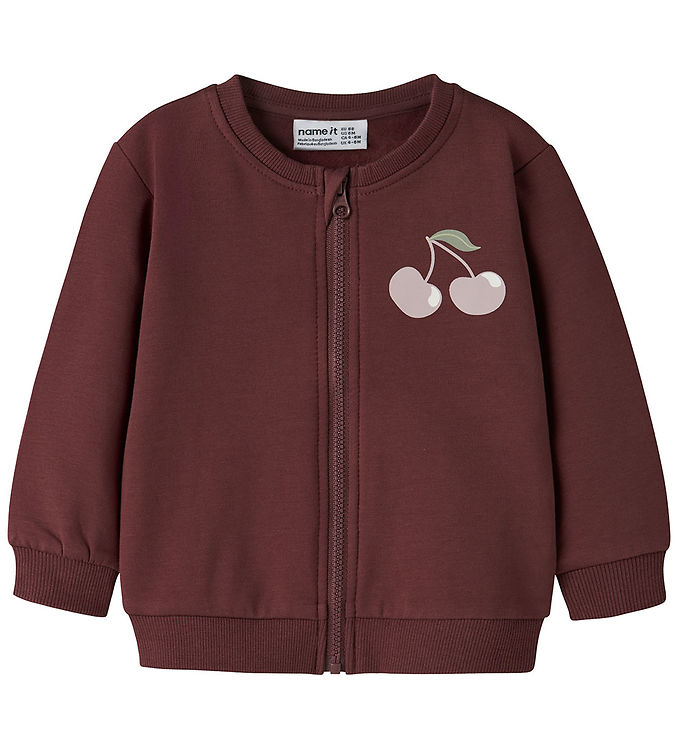 Name It Cardigan - NbfVrillie - Oxblood Red/Cherry