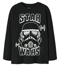 Name it Bluse - NkmVolt - Starwars - Sort m. Stormtrooper