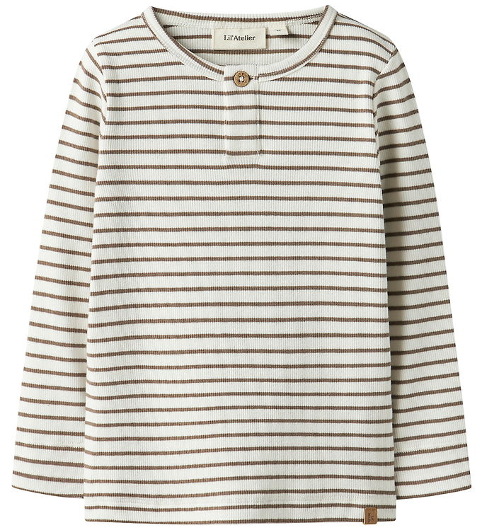 Lil' Atelier Bluse - Rib - NmmTonto - Coconut Milk