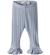 Lil Atelier Leggings - Rib - NbfTansy - Zen Blue