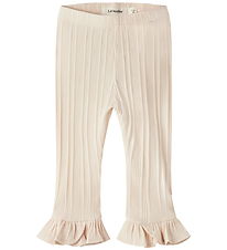Lil Atelier Leggings - Rib - NbfTansy - Novelle Peach