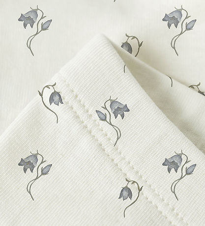 Lil Atelier Leggings - NmfGayo - Coconut Milk/BELL FLOWER