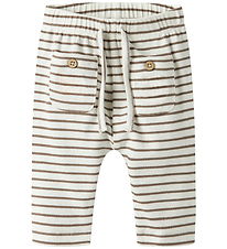 Lil Atelier Bukser - Rib - NbmTonto - Coconut Milk