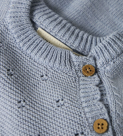 Lil Atelier Bluse - Strik - Noos - NbfLaguna - Zen Blue