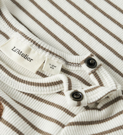 Lil Atelier Body l/æ - Rib - NbmTonto - Coconut Milk