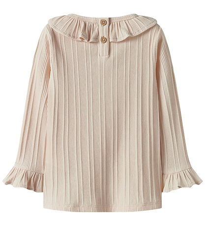 Lil Atelier Bluse - Rib - NmfTansy - Novelle Peach