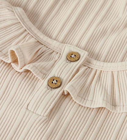 Lil Atelier Bluse - Rib - NmfTansy - Novelle Peach