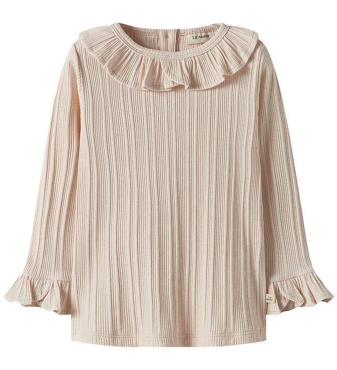 Lil' Atelier Bluse - Rib - NmfTansy - Novelle Peach