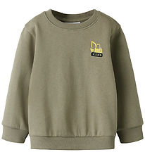 Name It Sweatshirt - NmmVallen - Shadow/Excavator