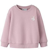 Name It Sweatshirt - NmfVallene - Dawn Pink/Swan