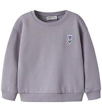 Name It Sweatshirt - NmfVallene - Lavender Gray/Tulip