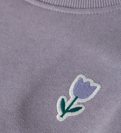 Name It Sweatshirt - NmfVallene - Lavender Gray/Tulip