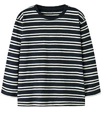 Name It Bluse - NmmVaksel - Navy Blazer/Cloud Dancer