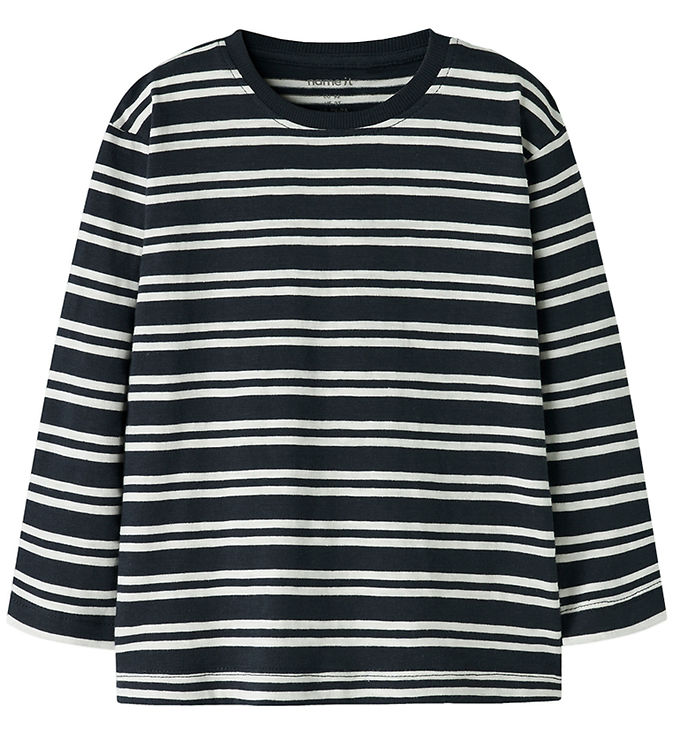 Name It Bluse - NmmVaksel - Navy Blazer/Cloud Dancer