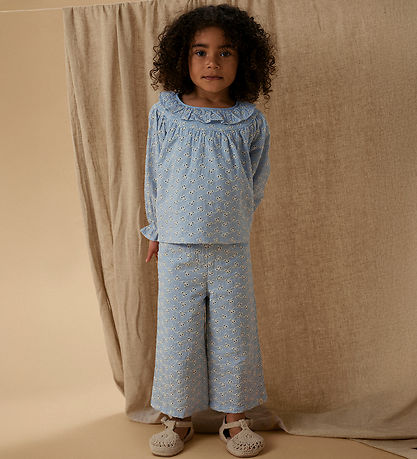Lil' Atelier Bukser - Wide - NmfTessie - Zen Blue