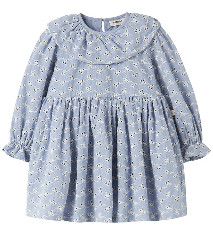 Lil' Atelier Kjole - Loose - NmfTessie - Zen Blue