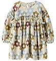 Lil' Atelier Kjole - Loose - NmfTalia - Coconut Milk m. Blomster
