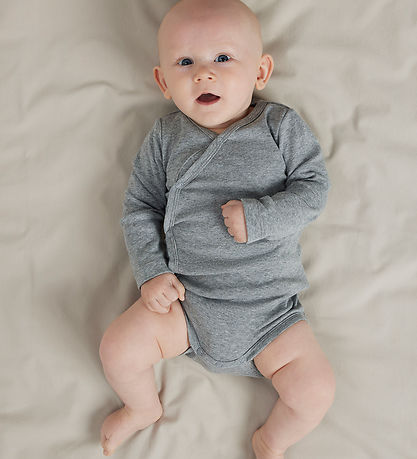 Name It Slå-om Body l/æ - Noos - 2-pak - NbnBody - Jet Stream/w/