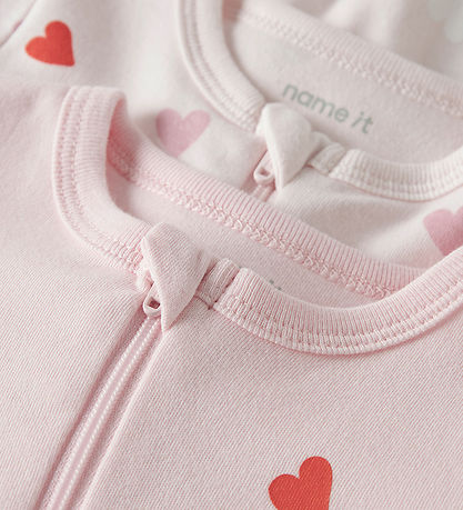 Name It Natdragt - Noos - 2-pak - NbfNightsuit - Carinaria/w/ Ba