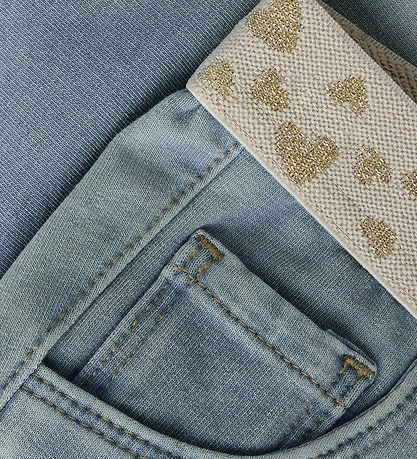 Name It Jeans - Noos - Slim - NmfSalli - Light Blue Denim/Lurex 