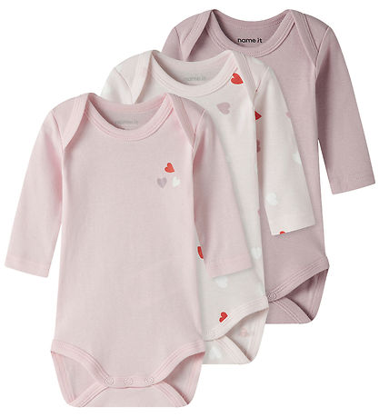 Name It Body l/æ - Noos - 3-pak - NbfBody - Carinaria/w/ Balleri