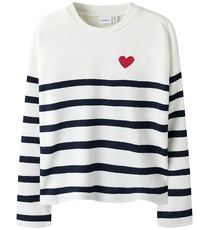 Name It Bluse - Strik - Noos - NkfLine - Dark Sapphire/Cloud Dan