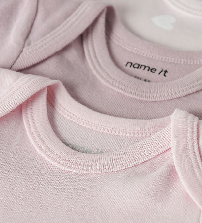 Name It Bodysuit s/s - Noos - 3-Pack - NbfBody - Carinaria/w/Bal