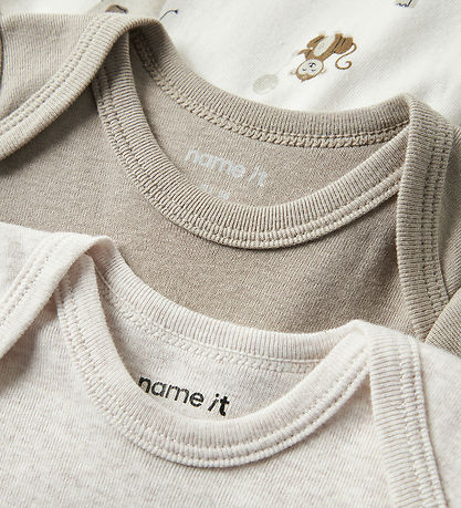Name It Body k/æ - Noos - 3-pak - NbnBody - Jet Stream/w/ Alumin