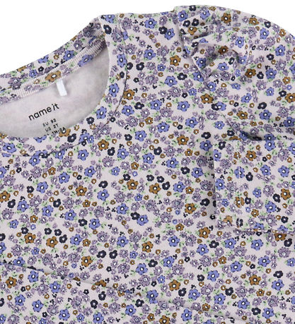 Name It Bluse - Slim - NmfTuline - Lilac Marble