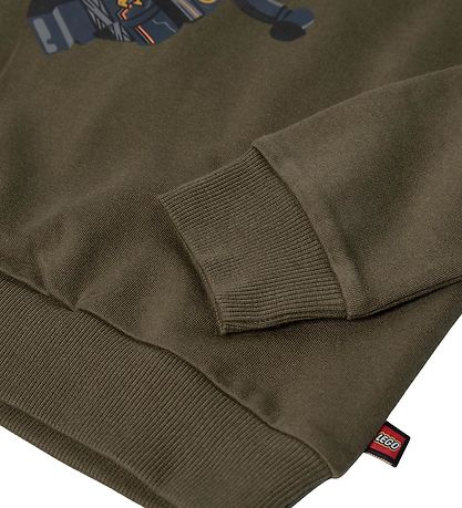 LEGO® Ninjago Hættetrøje - LwSaku 701 - Armygrøn