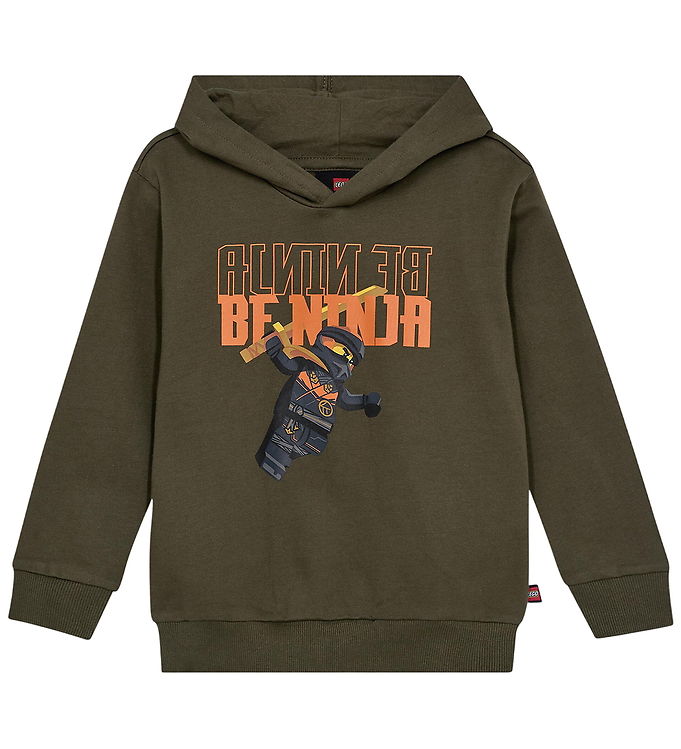 LEGO® Ninjago Hættetrøje - LwSaku 701 - Armygrøn