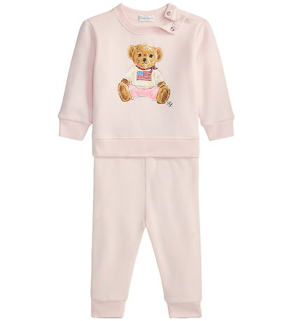 Polo Ralph Lauren Sweatsæt - Delicate Pink