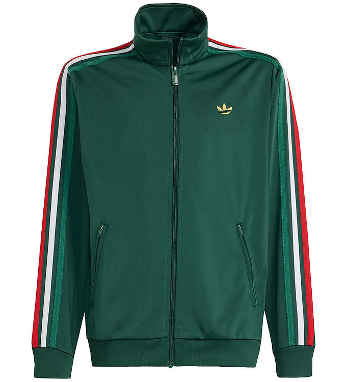 adidas Originals Cardigan - Firebird - Dark Green/Dark Football