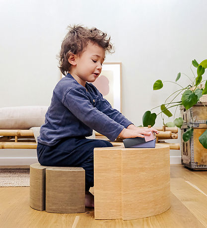 bObles Elefant - Stor - Smoke Marmor