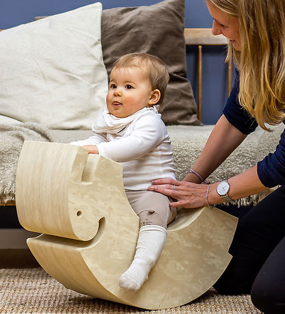 bObles Elefant - Stor - Smoke Marmor