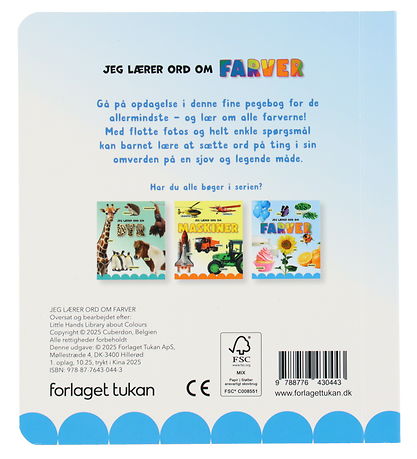 Forlaget Tukan Bog - Jeg Lærer Ord Om Farver