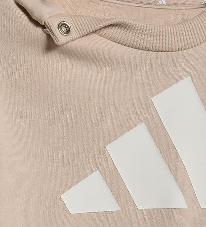 adidas Performance Sweatsæt - Crystal Linen/Hvid