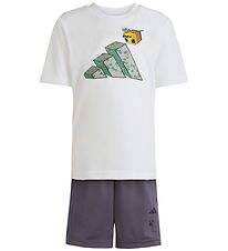 adidas Performance Shorts Set - White w. Minecraft