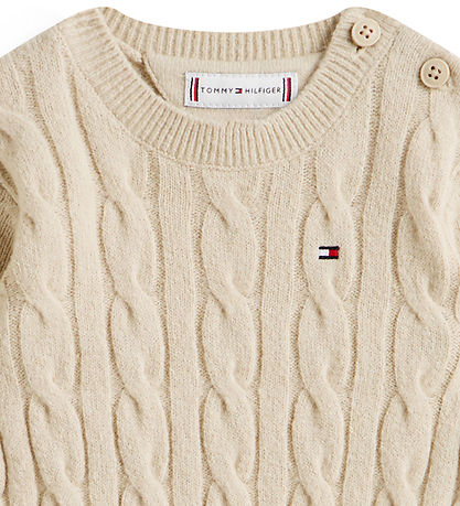 Tommy Hilfiger Heldragt - Cable - Gulf SandBeige