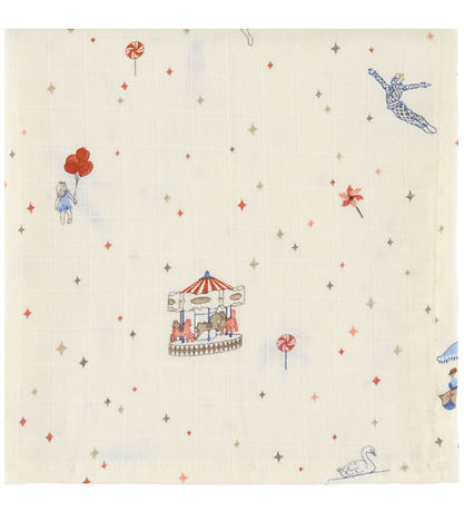 Cam Cam Muslin Cloths - 3-Pack - Carousel