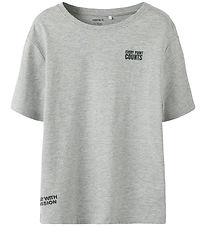 Name It T-shirt - NkmTyler - Grey Melange