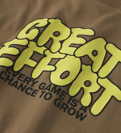 Name It T-shirt - NkmTheo - Toasted Coconut