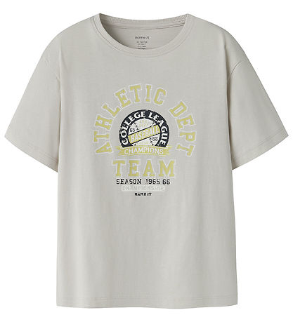 Name It T-shirt - NkmVilogo - Pumice Stone/Team
