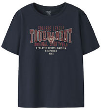 Name It T-shirt - NkmVilogo - Navy Blazer/College