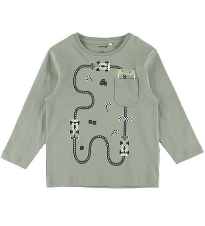 Name It Bluser - 2-Pak - NmmVilian - Pumice Stone/Shadow